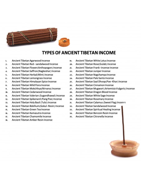 kamasutra, chamomile incense, amber resin incense, white lotus incense, rose gulab incense, tibetan ancient himalayan herbs ince