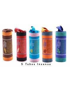 ancient tibetan agarwood incense, red-sandalwood , flower anthopogan Rhododendron, saffron nagkeshar and herbal mint incense