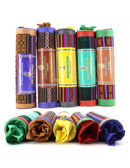 reviving aroma blend, meditation good evening, concentration good morning, sensual erotic blend and relaxation healing blend
