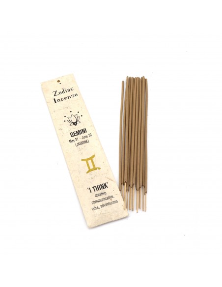 Aries, Taurus, Gemini, Cancer, Leo, Virgo, Libra, Scorpio, Sagittarius, Capricorn,  Aquarius and Pisces zodiac stick incense.