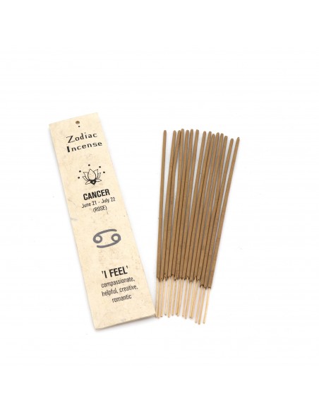 Aries, Taurus, Gemini, Cancer, Leo, Virgo, Libra, Scorpio, Sagittarius, Capricorn,  Aquarius and Pisces zodiac stick incense.