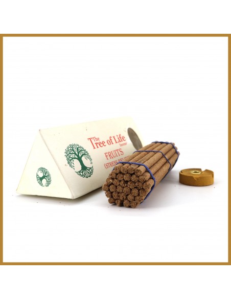 5 incense, roots good fortune, trunk body and soul, leaves peace and prosperity,branches knowledge and learn,fruit stress relief