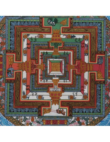 Fine quality pure gold kalachakra mandala ,Tibetan handicraft for luck and positivity, om ah hum mindfulness madala, scared symb