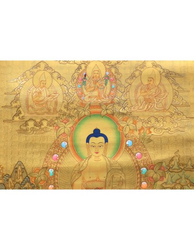 shakyamuni buddha, Gautam Buddha, bhumi buddha, rig sum gonpo, three divine brothers, wisdom, compassion, and power, boundless