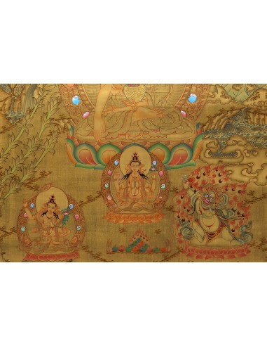 shakyamuni buddha, Gautam Buddha, bhumi buddha, rig sum gonpo, three divine brothers, wisdom, compassion, and power, boundless