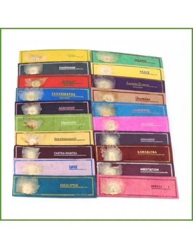 citronella Incense, Dragon Blood Incense, Patchoula Incense, Lavender Incense, Trimurti Incense, Buddha-Devotion Incense, herba