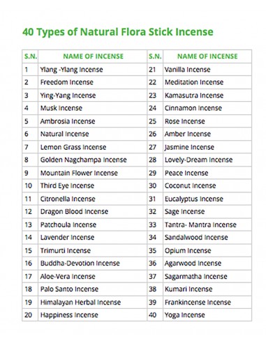 citronella Incense, Dragon Blood Incense, Patchoula Incense, Lavender Incense, Trimurti Incense, Buddha-Devotion Incense, herba